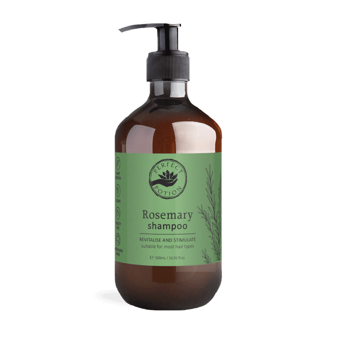 Rosemary Shampoo 500mL - Perfect Potion