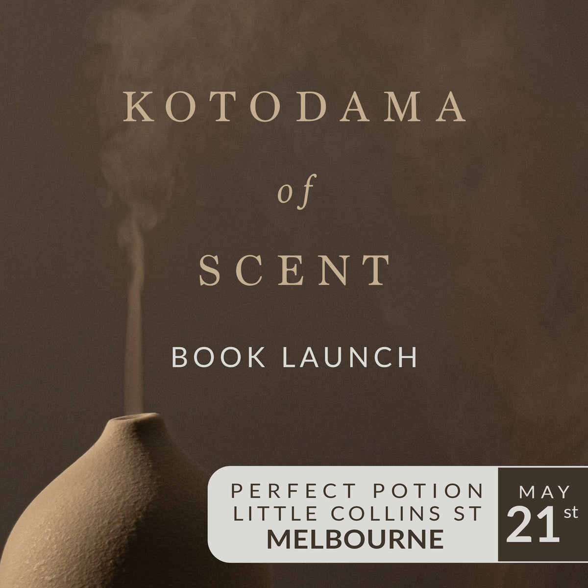 Kotodama of Scent Book Launch - Melbourne